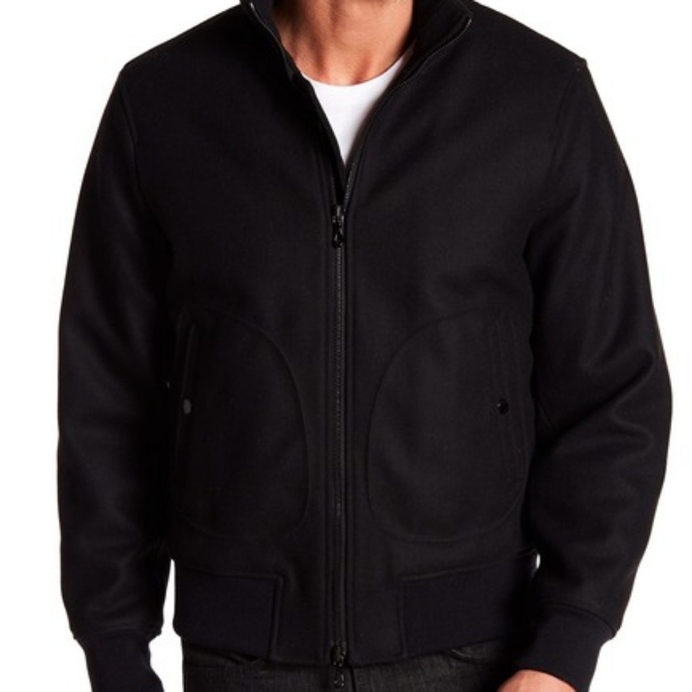 rag & bone Bayes Wool Bomber Jacket - Mens Small